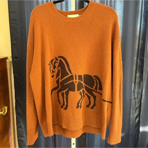 Coach cashmere and wool soft sweater size L - Picture 1 of 4